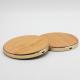 Solid Bamboo Surface Wooden Wireless Charger 120g Weight CE / RoHS Approved