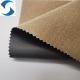 Customize Polyester Brushed Faux Leather Fabric 75gsm Brown Packing 25-50M/Roll