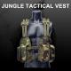 Custom Wholesale High Quality Jungle Tactical Training Breathable Nylon Fully Detachable Vest