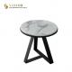 50cm Round Marble Movable Coffee Table