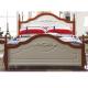 Mediterranean style European bedroom furniture wooden Double Bed