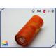 Orange Special Paper Packaging Tube With Embossing God Hot Stamping Printing