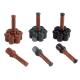 100pcs WW2 military series German Soviet British Soldier bricks rifle grenade weapons Building Blocks