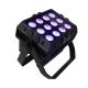 Square Size 12pcs rgbwauv 6in1 Battery 2.4G Wireless Control Led Wall Wash Light
