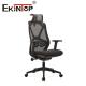 Black Adjustable Armrest Mesh Chair Mid Back Task Mesh Chair With Lumbar Support