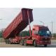 Tri-Axle Dump Truck Trailer 40 Tons- 60 Tons 35M3 End Tipper Semi Trailer For Mineral