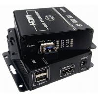 4K HDMI KVM Fiber Optic Extender with USB keyboard and mouse
