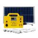 High Efficiency 50W DC Portable Solar Lighting System Solar Power Generator Station With MP3 And Radio SG1250