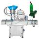 YIMU CM140 Automatic Pet Shampoo Bottle 4 wheel  Capper Pressing Screwing Capping Machine With Vibrating Cap Feeder
