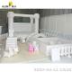 White And Customized Soft Play Set Equipment Indoor Outdoor Party Play Area Rental