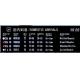 Flight Positive LCD Display 12V 24*24 Dots Character LCD Screen For Airport