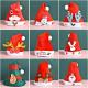 Santa Claus Christmas Hat Red Xmas Decoration For Fancy Dress Up Unisex Costume