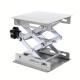 Scientific Laboratory Lifting Platform 100x100mm Lab Lifter Stainless Steel