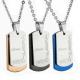 New Fashion Tagor Jewelry 316L Stainless Steel couple Pendant Necklace TYGN257