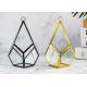 Black gold color diamond shaped greenhouse glass artifact lamp cover water drop decoration