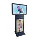 Bank Infrared LCD Advertising Display , 42 Inch Double Screen Kiosk