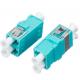 Blue Plastic Fiber Optic Adapter LC/Upc Duplex Om3 Single Mode Fiber Adapter