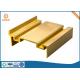 Polished Brass Extrusion Profiles Process Power Amplifier Heat Sink