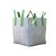 Cross Corner Green Lifting PP Container Bag Full Open Top / Custom Size Founded