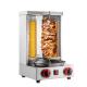 2-Burners Commercial Gas Used Rotary Mini Shawarma Doner Kebab Grill Machine For LPG/NG