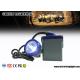 6.6Ah Battery Brass Miners Rechargeable Led Headlight with Blue PC Bezel 10000lux Main LED