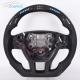 2022 Custom LED Land Rover Defender Steering Wheel Carbon Fiber Black Leather