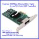 10/100/1000Mbps 2xRJ45 Connector Gigabit Ethernet Server NIC, Intel I350 Chipset