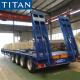100T Lowbed Transport 4 Axle Low Loader Trailer for Sale in Zambia