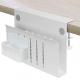 Desk Storage Holder for Office and Home Non-Drilling Metal Laptop Side Organizer