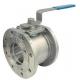 Flanged End Small Size Trunnion Ball Valve 1/2 - 4 Steel Material Lever Operation