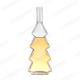 Crystal Whisky Glass Clear Triangle Shape Wine Bottle Perfect for Brandy Packaging