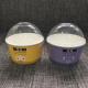 Customized Packing Way Acceptable Paper Ice Cream Cups with Full Volume 180-700ml