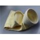Coal Powder Dust Collector Filter Bags , Acrylic Micron Filter Bags Evenly Mixed Protective Layer