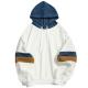 Multicolor Blank Oversized Sweatshirts Spring Embroidered Hooded Sweatshirt