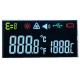 RoHS Customized LCD Panel Full View VA LCD Display For Meter Instruments