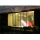 DIP Panel Inside Transparent LED Wall P10 7200cd Brightness For Shopping Mall