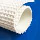 White rough top pvc belt used in incline conveyor applications