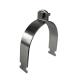 Fast Dispatch Galvanized Carbon Steel Q235 Cushioned Strut 3 Inch Pipe Heavy Steel Saddle Clamp