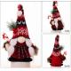 Cozy Red And White Christmas Toy Doll with Santa Hat Scarf And Boots