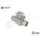Stainless / Carbon Steel Direct Mount Top Entry Ball Valve 800 WOG PN55