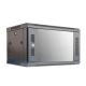 6U Wall Mount Network Cabinet With Tempered Glass Door For Easy Access