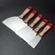 Hot Sale Wooden Handle Carbon Steel Putty Knife Czech Beech Handle Stainless Steel Scraper