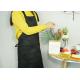 Adjustable Kitchen Cooking Apron , 100% Cotton Canvas Cooking Apron With Long Waist Straps