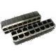 0879-2C8R-C3 Stacked 2x8 RJ45 Connector 16 Ports With LEDs LPJG87048A4NL