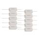 Axial Type Cement Ceramic Wire Wound Power Resistors SQP Tolerance 5%