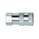 Carbon Steel Flat Face Hydraulic Coupling Quick Release for Road Machines