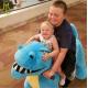 Hansel motorized animal dinosaur ride plush toy animal kids ride on toy for birthday parties