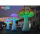 Red Giant Inflatable Mushroom Model For Wonderland Party Event Decoration