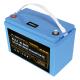 Rechargeable 12v 100ah Lifepo4 Battery Pack , Waterproof Blue Lithium Battery