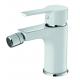 Hot And Cold Bathroom Bidet Faucet White Chrome Finished Adjustable Aerator